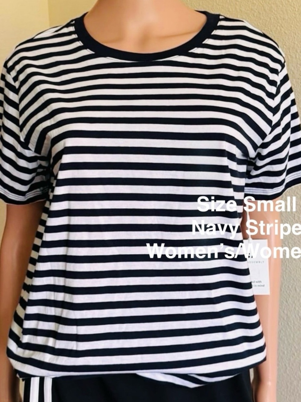 Free Assembly Women's and Women's Plus Cotton Cropped Boxy Tee